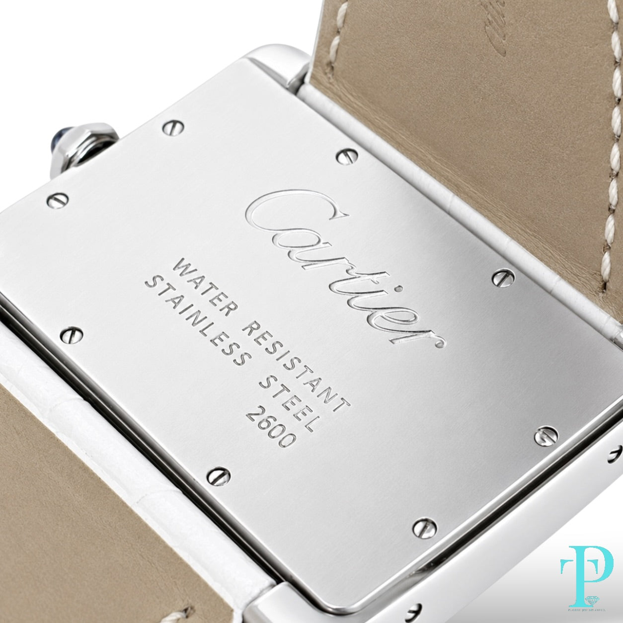 Pre-Owned 34MM CARTIER TANK DIVAN (2002) STAINLESS STEEL