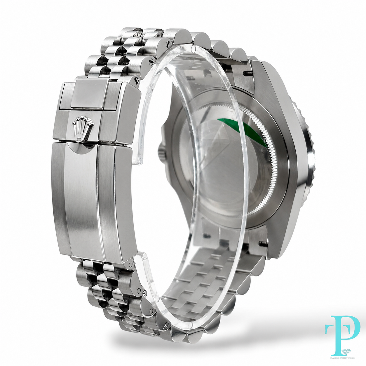 PRE-OWNED 40MM ROLEX GMT-MASTER II JUBILEE BRACELET (SPRITE) REF.126720