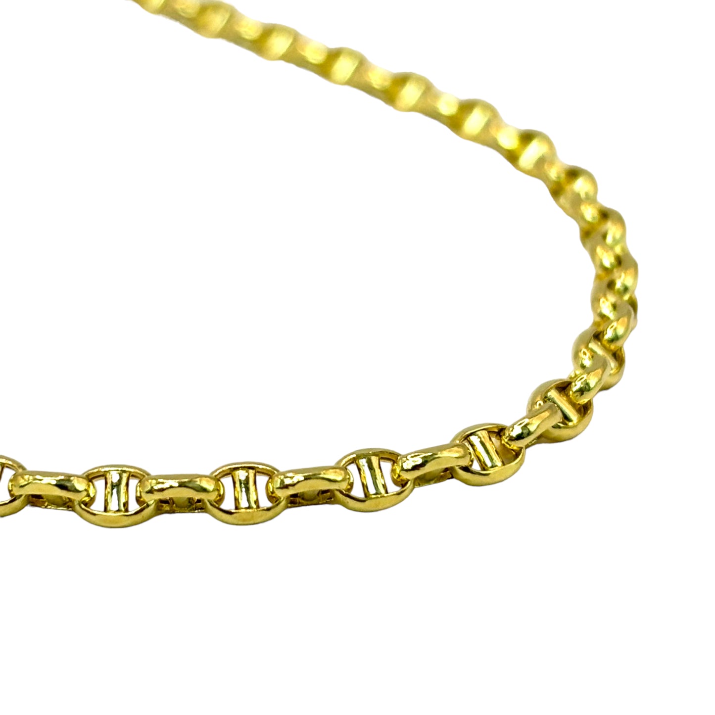 14Kt 3MM HOLLOW ANCHOR GUCCI LINK CHAIN