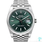 Pre-Owned 36MM Datejust Green 126200 Jubilee Stainless Steel (2025)