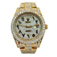 PRE-OWNED ROLEX DAY-DATE 41MM DIAMOND BUSTDOWN | Ref.#213328 | 18KT ROSE GOLD | PRESIDENTIAL BAND