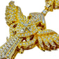 14Kt ANGELIC CROSS PENDANT