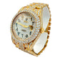 PRE-OWNED ROLEX DAY-DATE 41MM DIAMOND BUSTDOWN | Ref.#213328 | 18KT ROSE GOLD | PRESIDENTIAL BAND