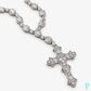 14KT WHITE GOLD DIAMOND ROSARY NECKLACE 41.23CTW (LGD)