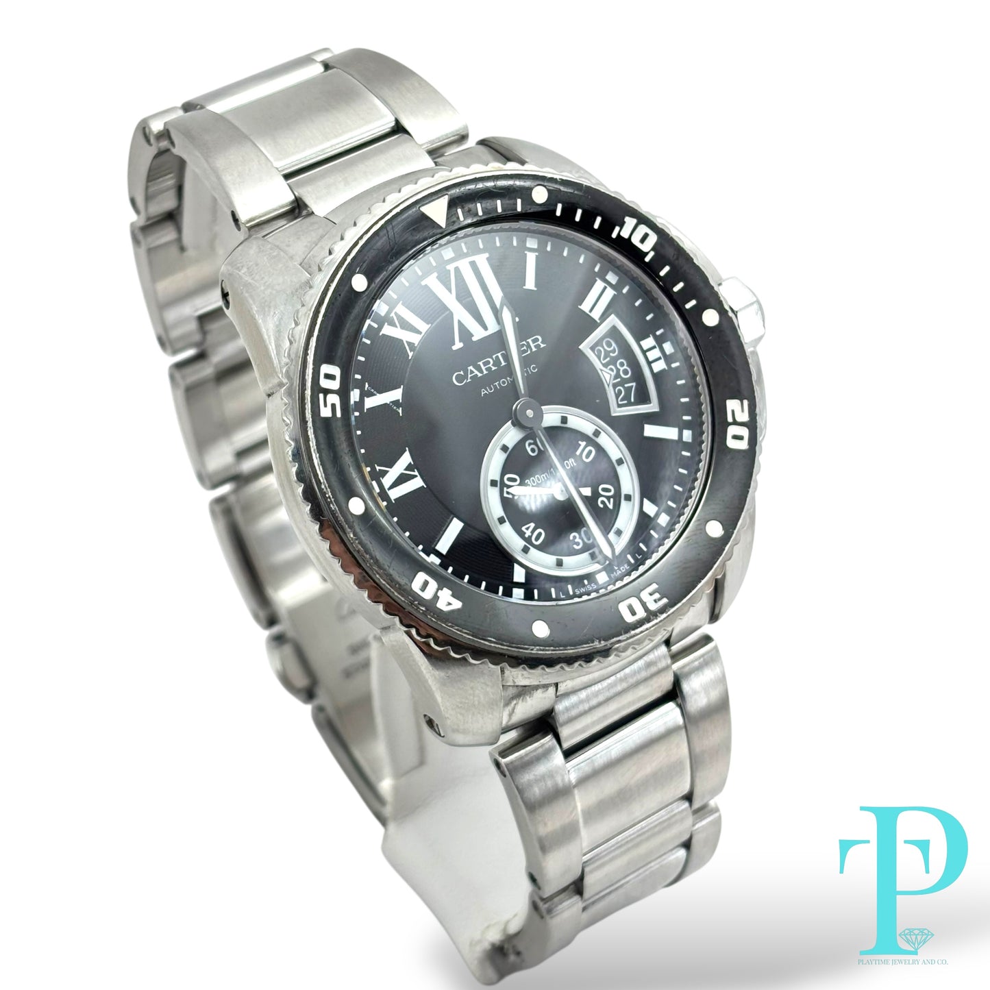 42MM CARTIER CALIBRE DE CARTIER  / STAINLESS STEEL / AUTOMATIC