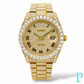 41MM ROLEX DAY-DATE PRESIDENTIAL 18KT GOLD NATURAL DIAMOND BUSTDOWN 28CTW