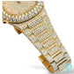 PATEK PHILIPPE 40MM 18KT ROSE GOLD BUSTDOWN/DIAMOND ENCRUSTED