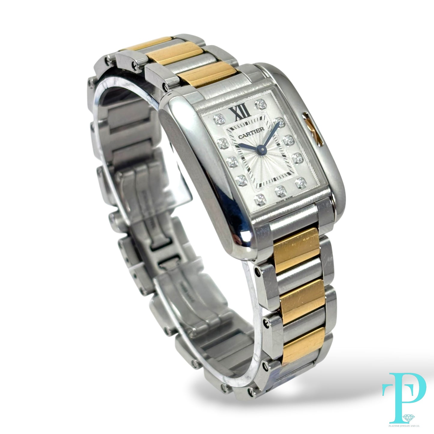 Pre-Owned 31MM Cartier Tank Anglaise Ref.3485 (2014)