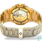 PATEK PHILIPPE 40MM 18KT ROSE GOLD BUSTDOWN/DIAMOND ENCRUSTED
