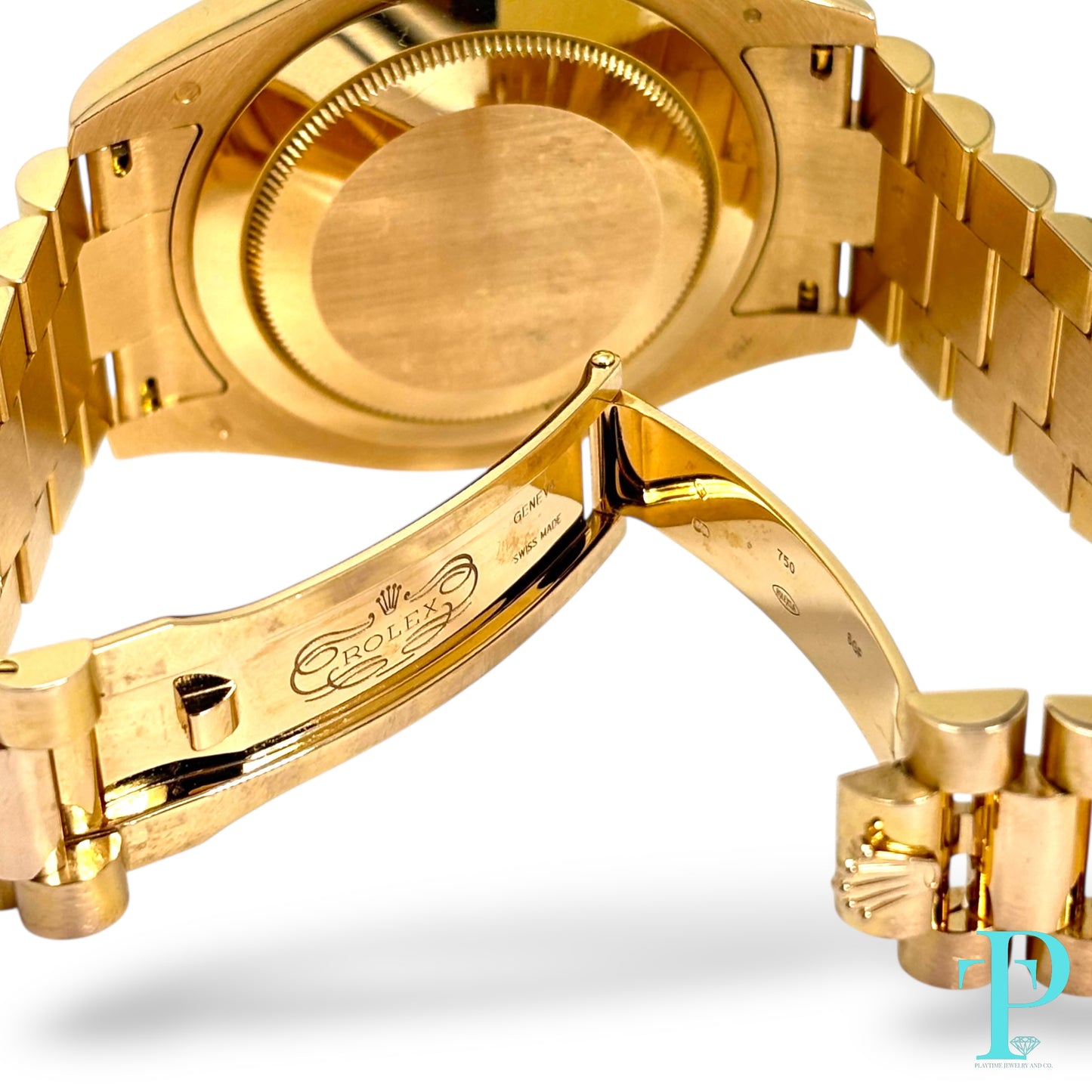 41MM ROLEX DAY-DATE “PRESIDENTIAL” ROSE GOLD MENS WATCH / Ref.218235