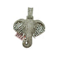 SOLID 14KT GOLD VVS-1 DIAMOND ELEPHANT PENDANT