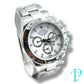 40MM ROLEX DAYTONA / STAINLESS STEEL / WHITE AND SILVER DIAL / OYSTER BRACELET / CHRONOGRAPH / AUTOMATIC MOVEMENT / REF.116520