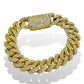12MM 14KT YELLOW GOLD DIAMOND MIAMI CUBAN LINK 10CTW