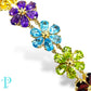 10KT YELLOW GOLD “FLOWERS OF SPRING” LADIES BRACELET