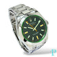 40MM ROLEX MILGAUSS GREEN CRYSTAL / Ref.116400V BLACK DIAL