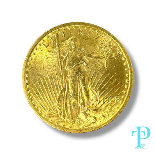 1 OUNCE .999 GOLD ROUND OUNCE COIN-(RANDOMIZED DESIGN, STAMPING & YEAR)