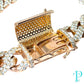 15MM 10KT ROSE GOLD MIAMI CUBAN/GUCCI HYBRID LINK DIAMOND BRACELET 8.5” 76.92g 13.56CTW