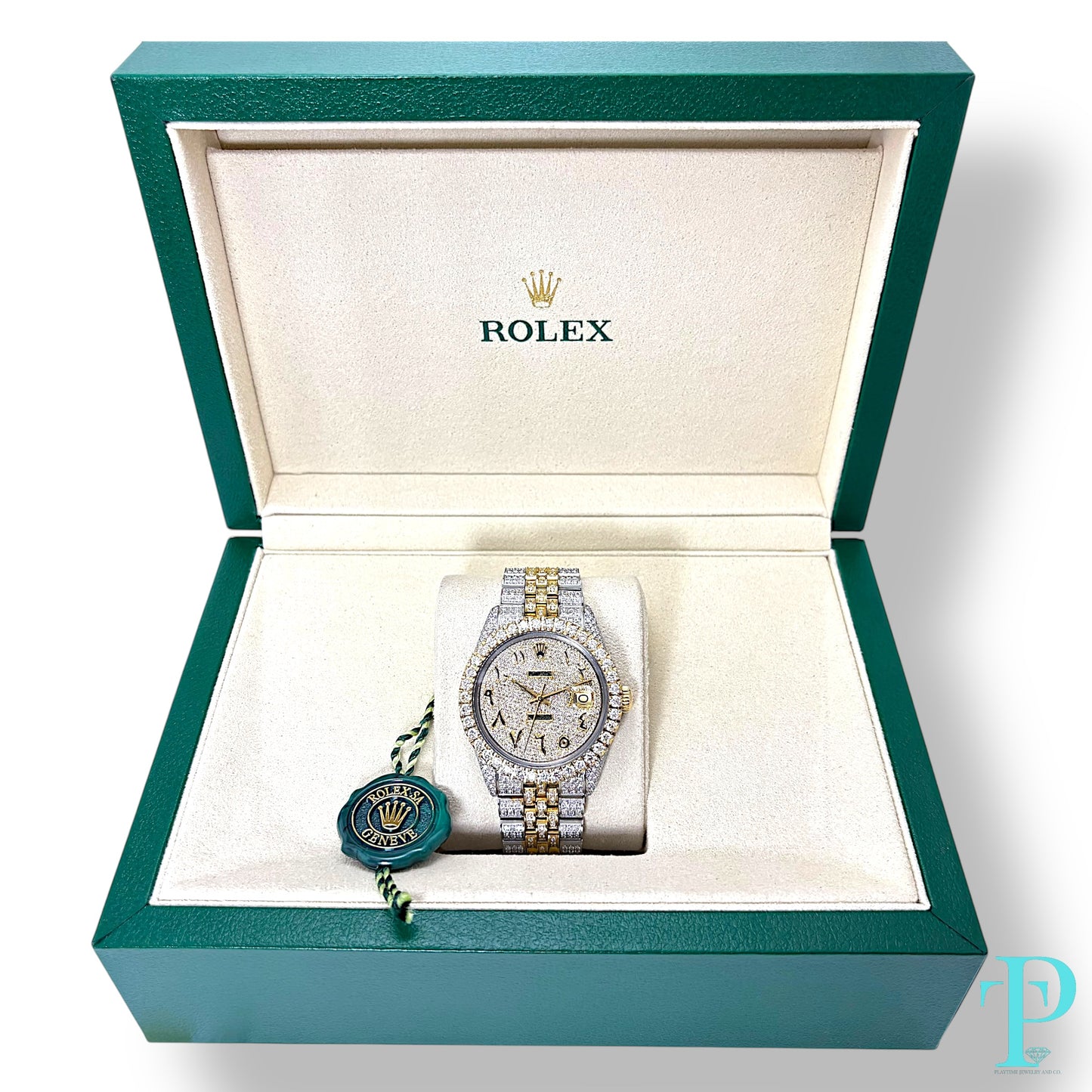 36MM ROLEX DATEJUST Ref.16013 / 15CT DIAMOND BUSTDOWN / AUTOMATIC