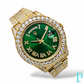 PRE-OWNED 41MM ROLEX DAY-DATE “PRESIDENTIAL” 18KT GOLD 30CTW DIAMOND BUSTDOWN