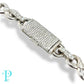 14KT WHITE GOLD / 166.0g 22” 15MM 17.56CTW DIAMOND / INFINITY LINK CHAIN