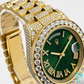 PRE-OWNED 41MM ROLEX DAY-DATE “PRESIDENTIAL” 18KT GOLD 30CTW DIAMOND BUSTDOWN