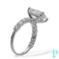 2.50CT RADIANT-CUT DIAMOND ENGAGEMENT RING 14KT / LAB-GROWN