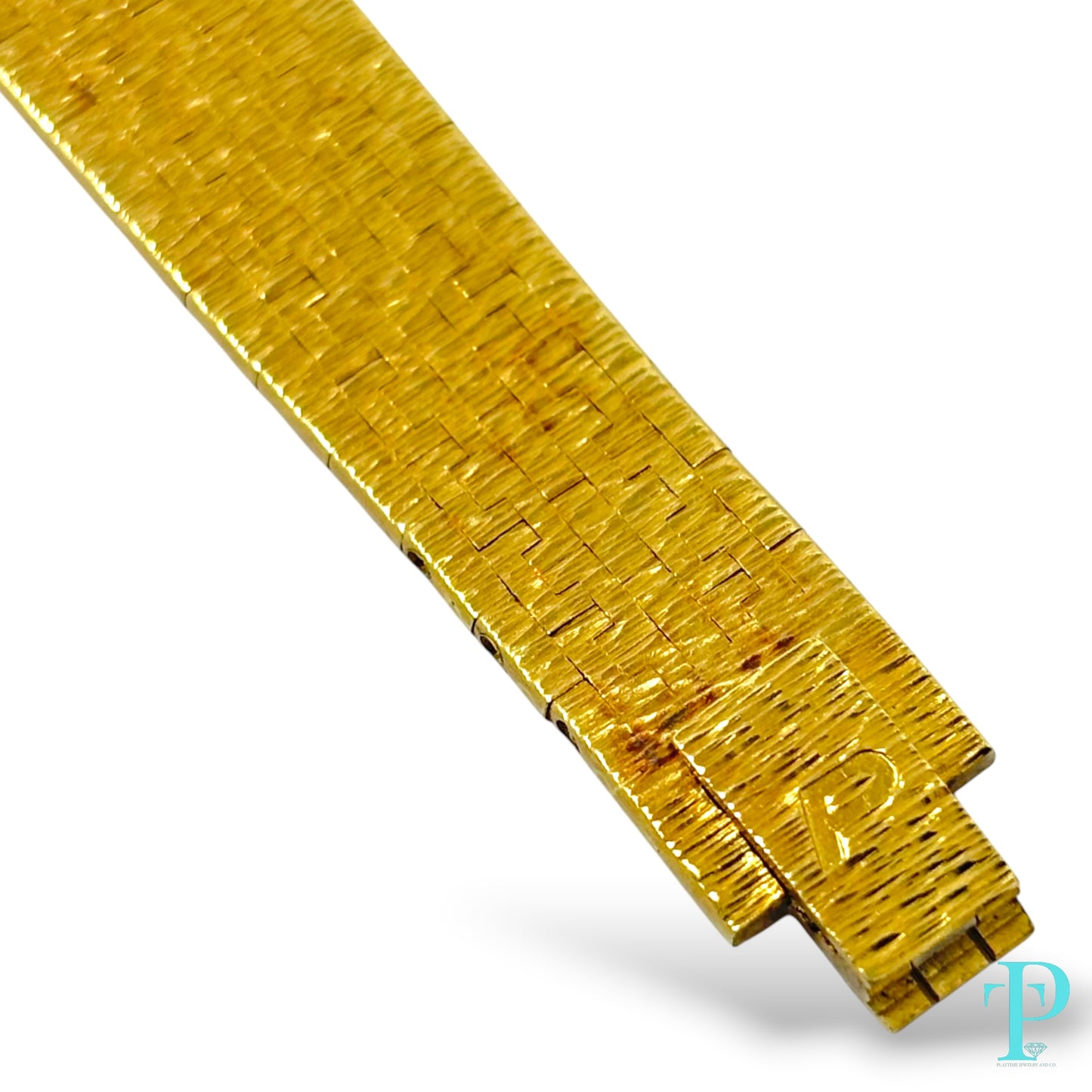 PIAGET 26MM 18KT GOLD & DIAMOND BEZEL LADIES VINTAGE COCKTAIL WATCH