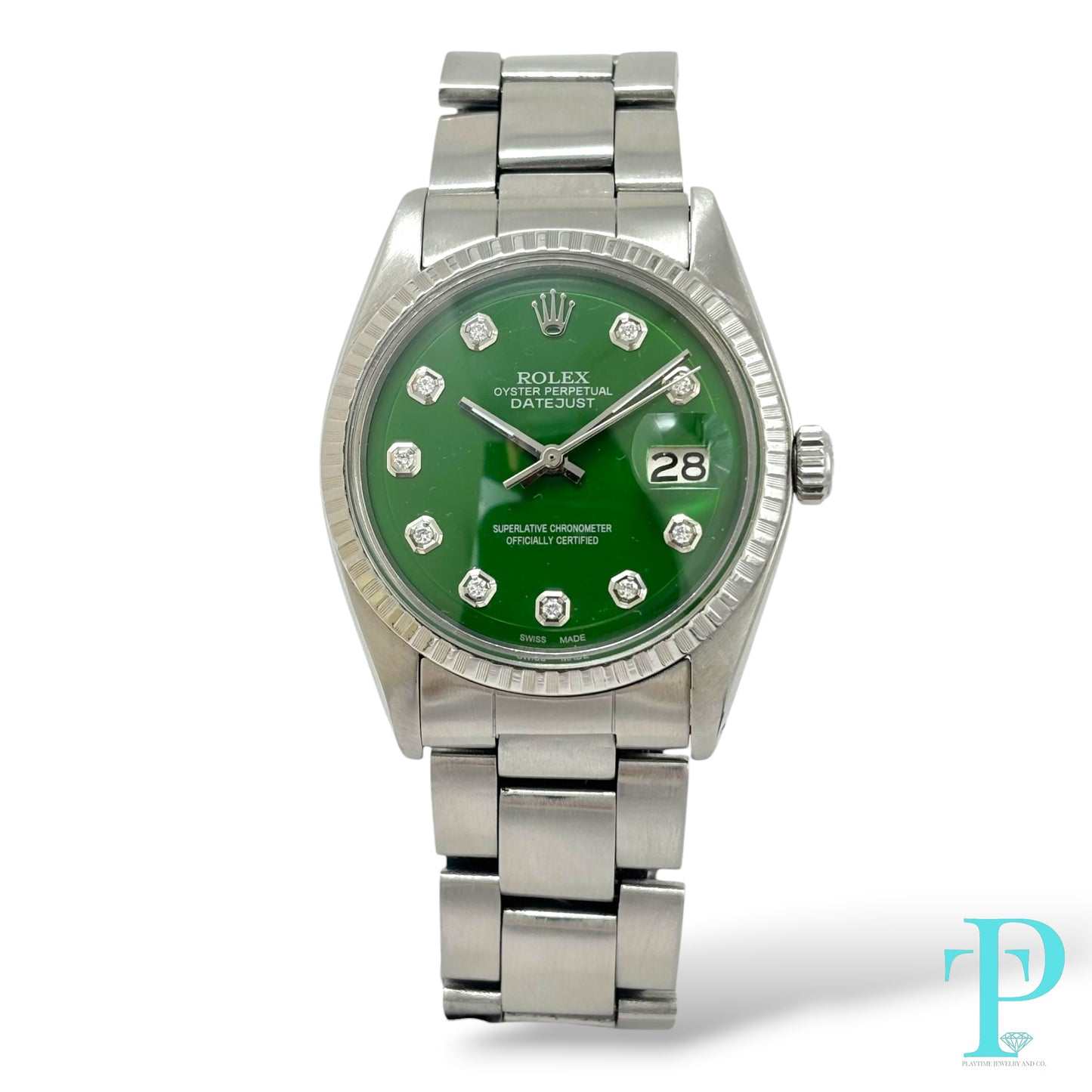 36MM ROLEX DATE / GREEN DIAL / REF.1601