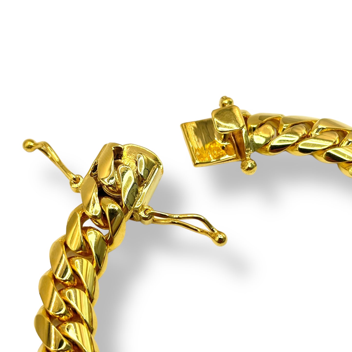 SOLID GOLD MIAMI CUBAN LINK 12MM 8” BRACELET