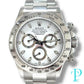 40MM ROLEX DAYTONA / STAINLESS STEEL / WHITE AND SILVER DIAL / OYSTER BRACELET / CHRONOGRAPH / AUTOMATIC MOVEMENT / REF.116520