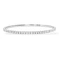 2.3MM 5-POINTER ENTIRE DIAMOND FLEX BANGLE BRACELET