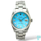 34MM ROLEX DATE / TIFFANY BLUE DIAL / STAINLESS STEEL / AUTOMATIC Ref.1500