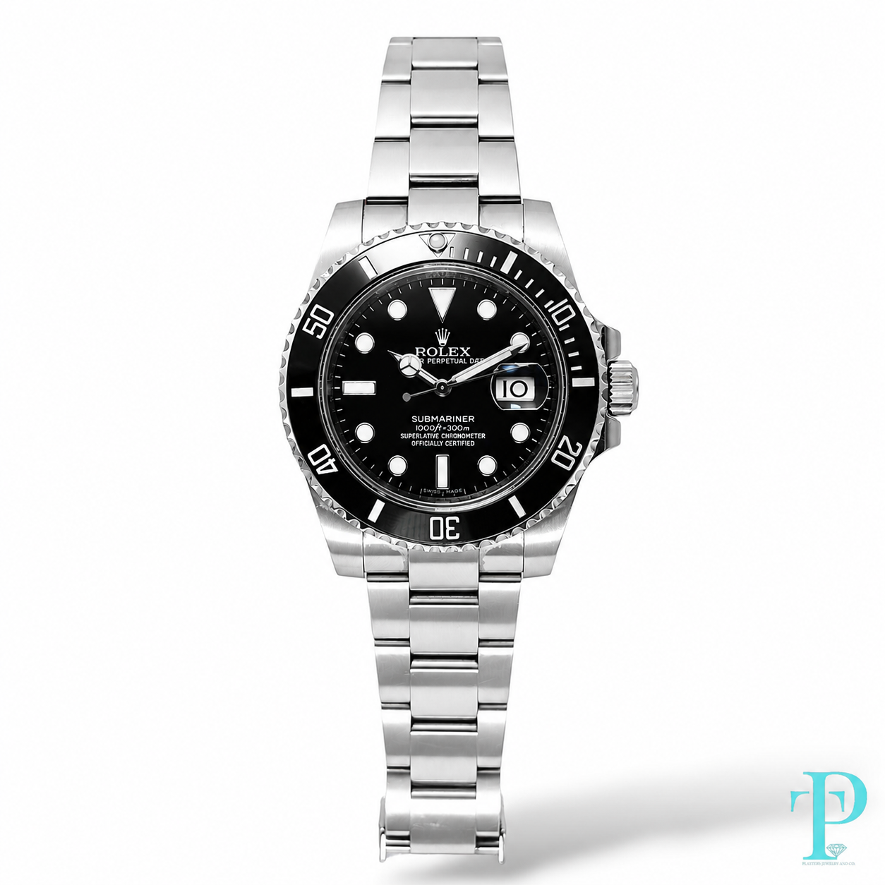 PRE-OWNED 41MM ROLEX SUBMARINER REF.116610LN BLACK DIAL MENS WATCH