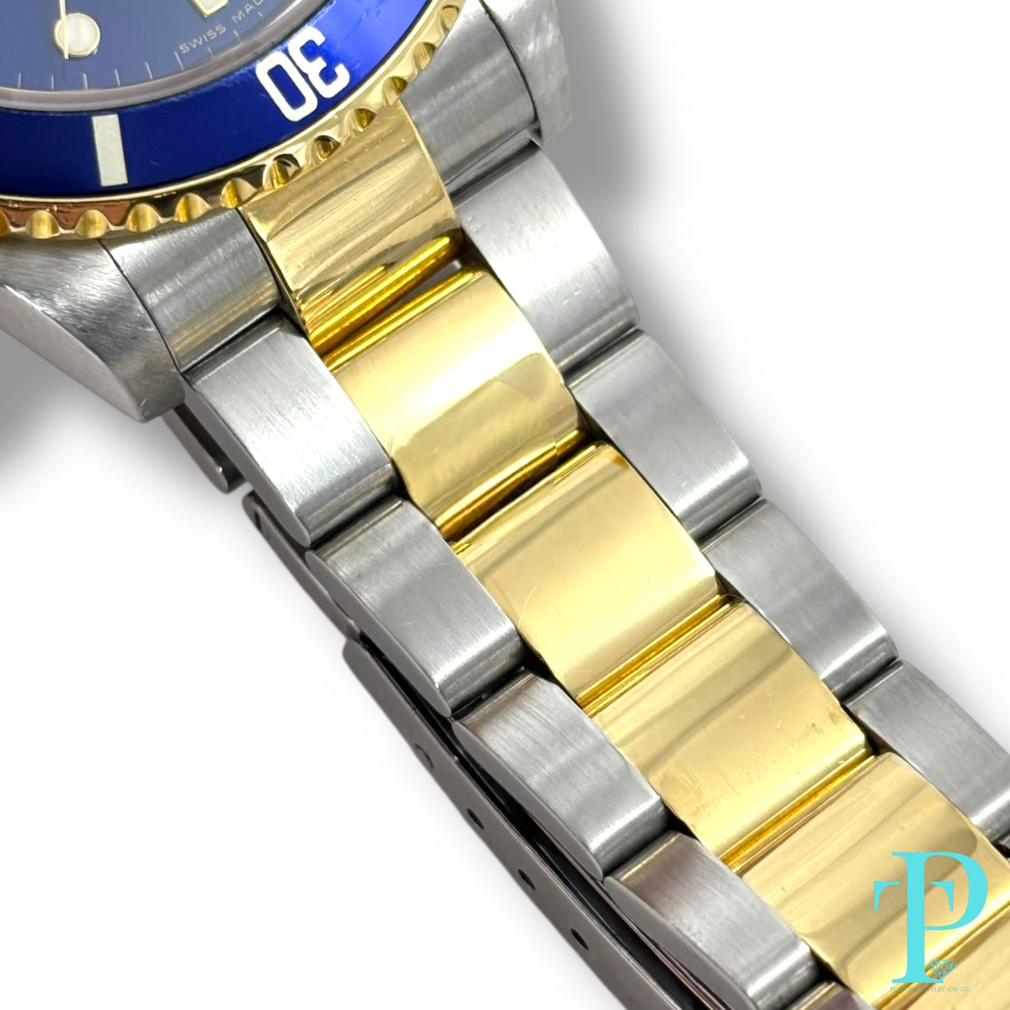 40MM ROLEX SUBMARINER / 18KT GOLD / STEEL TWO-TONE / BLUE DIAL / AUTOMATIC MOVEMENT / REF. 16613