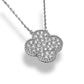 2 CTW CLOVER DIAMOND NECKLACE 18KT GOLD