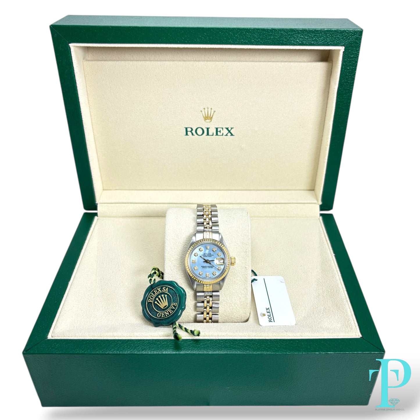 26MM ROLEX DATEJUST 18KT GOLD TWO-TONE LADIES WATCH Ref.69173
