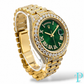 PRE-OWNED 41MM ROLEX DAY-DATE “PRESIDENTIAL” 18KT GOLD 30CTW DIAMOND BUSTDOWN