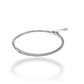 14KT WHITE GOLD ETERNITY DIAMOND BANGLE BRACELET 1.87 CTW