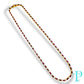 14KT YELLOW GOLD DIAMOND AND RUBY NECKLACE 24”
