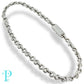 14KT WHITE GOLD / 166.0g 22” 15MM 17.56CTW DIAMOND / INFINITY LINK CHAIN