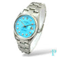 34MM ROLEX DATE / TIFFANY BLUE DIAL / STAINLESS STEEL / AUTOMATIC Ref.1500