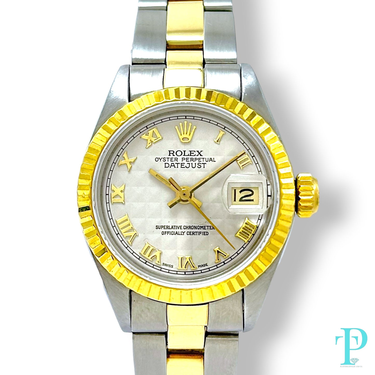 26MM ROLEX DATEJUST 18KT GOLD TWO-TONE LADIES WATCH Ref.6917