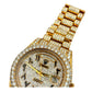 PRE-OWNED ROLEX DAY-DATE 41MM DIAMOND BUSTDOWN | Ref.#213328 | 18KT ROSE GOLD | PRESIDENTIAL BAND