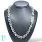 14KT WHITE GOLD / 166.0g 22” 15MM 17.56CTW DIAMOND / INFINITY LINK CHAIN