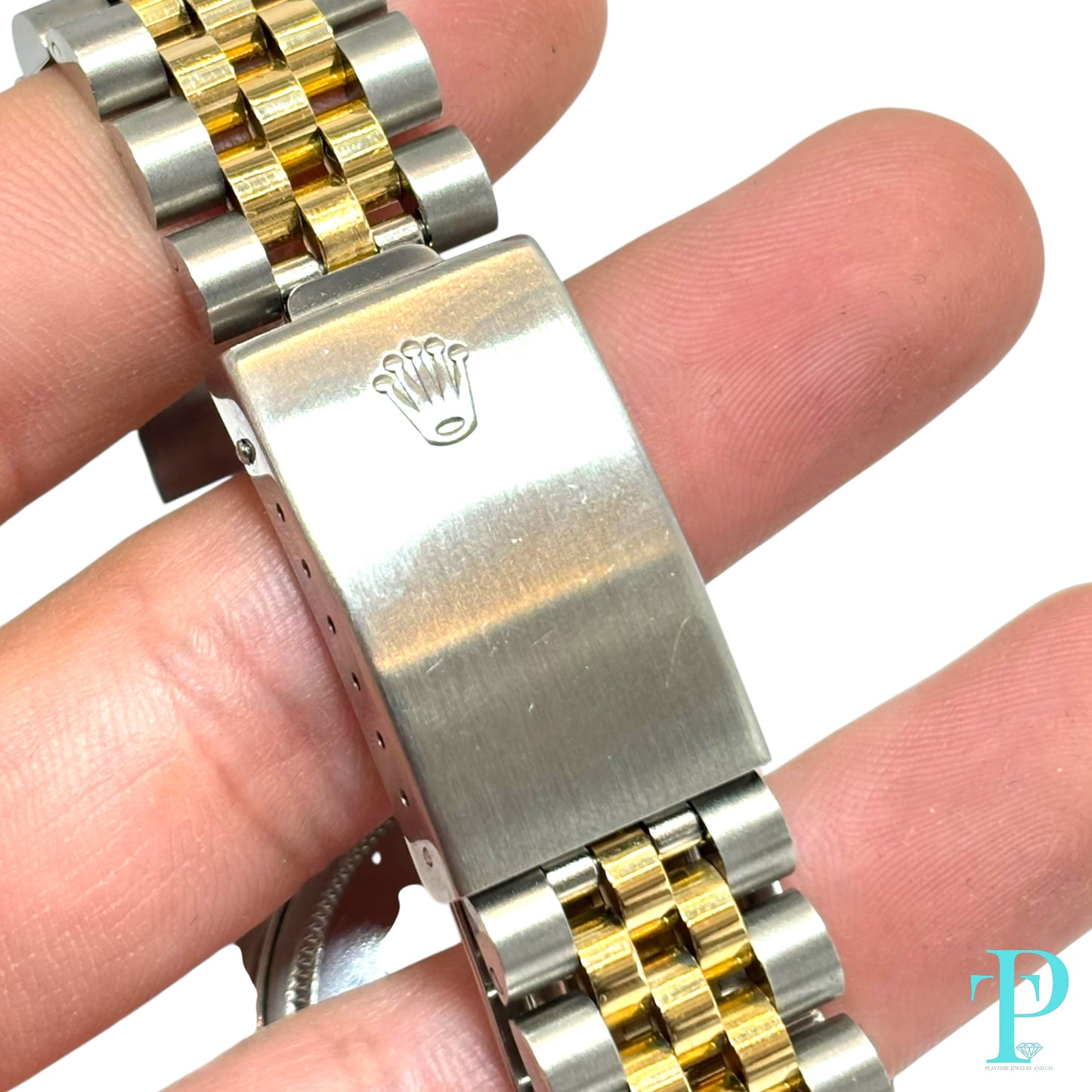 36MM ROLEX DATEJUST 18KT YELLOW GOLD TWO-TONE WITH STEEL. REF.16013