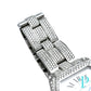 38MM CARTIER ROADSTER BUSTDOWN/DIAMOND ENCRUSTED REF. 2510 STAINLESS STEEL / WHITE ROMAN DIAL / AUTOMATIC MOVEMENT