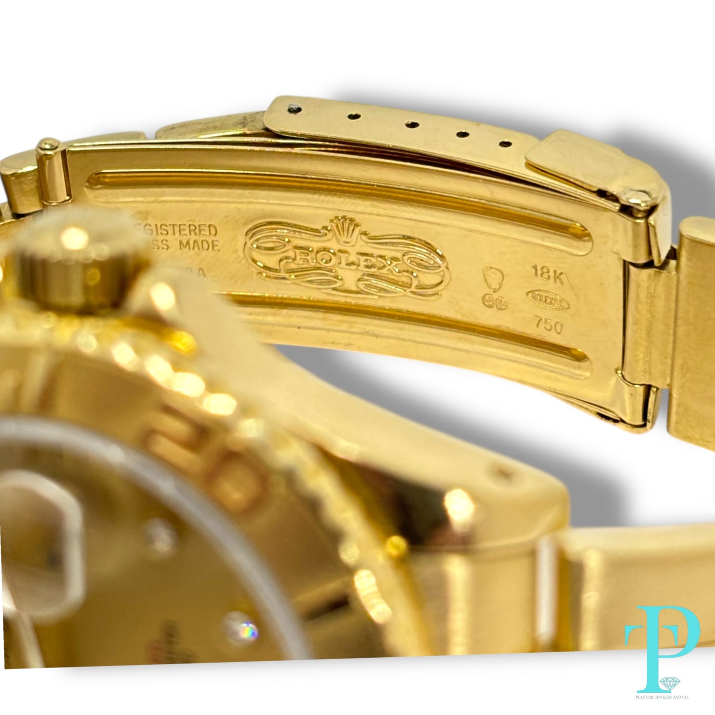 40MM ROLEX YACHT-MASTER / 18KT GOLD MENS WATCH Ref.16628