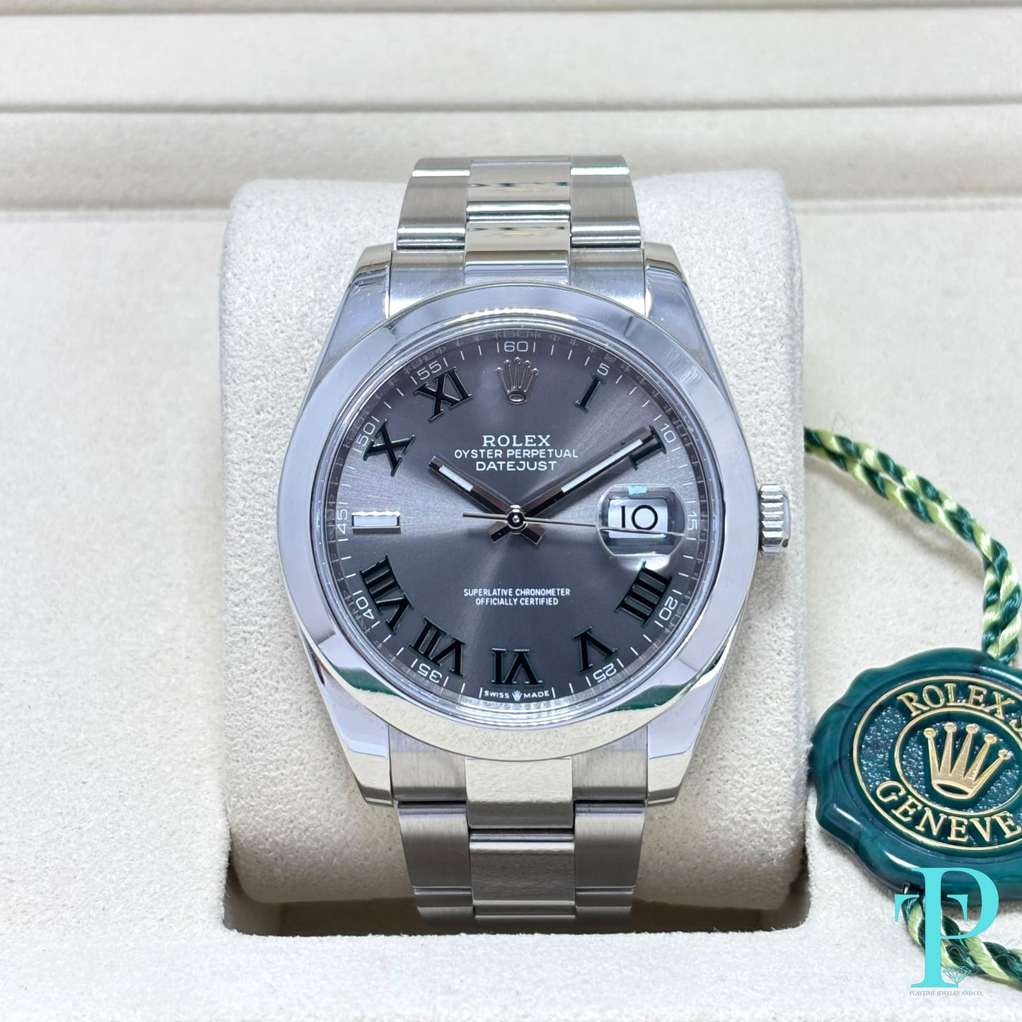 41MM ROLEX DATEJUST “WIMBLEDON” REF. 116300