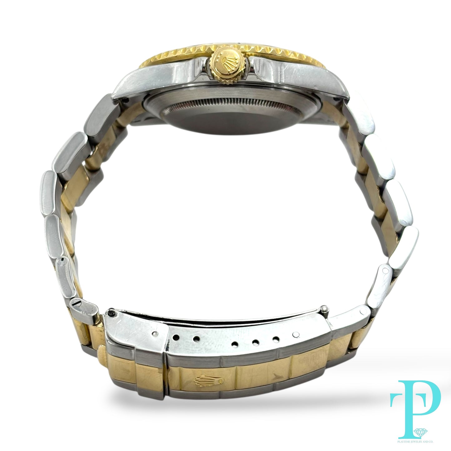 40MM ROLEX SUBMARINER / 18KT GOLD / STEEL TWO-TONE / BLUE DIAL / AUTOMATIC MOVEMENT / REF. 16613
