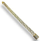 12.5MM SOLID 10KT GOLD 33.7G 8” BAGUETTE CUBAN BRACELET